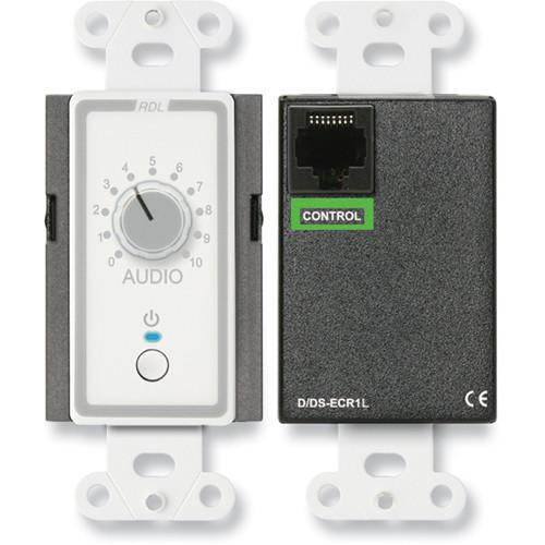 RDL D-ECR1L Power On/Off and Level Remote Control (White), RDL, D-ECR1L, Power, On/Off, Level, Remote, Control, White,
