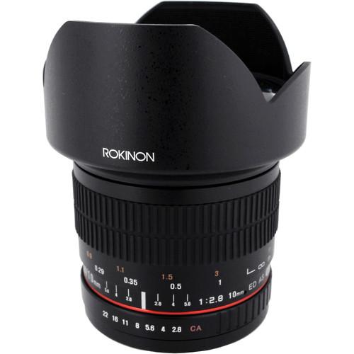 Rokinon 10mm f/2.8 ED AS NCS CS Lens for Pentax K Mount 10M-P