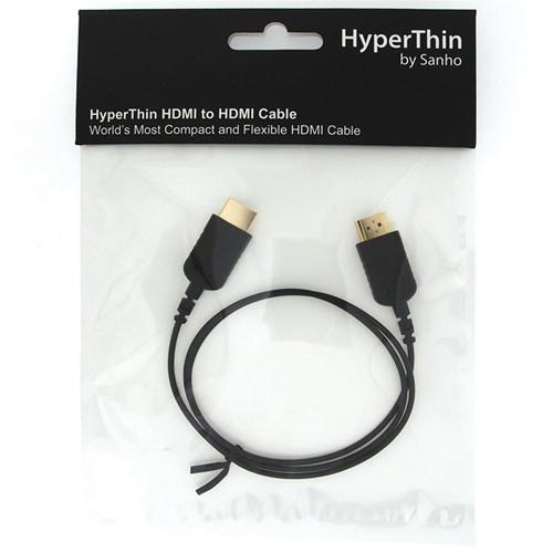 Sanho HyperThin HDMI Cable (2.6', Black) SAHT08BLACK