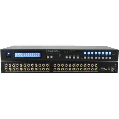 Shinybow 8x8 Composite Video/Audio Matrix Switcher SB-5548LCM