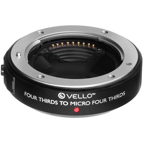 Vello Auto Lens Adapter - Four Thirds Lens to Micro LAE-MFT-FT, Vello, Auto, Lens, Adapter, Four, Thirds, Lens, to, Micro, LAE-MFT-FT