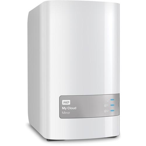 WD 4TB My Cloud Mirror External Hard Drive WDBZVM0040JWT-NESN