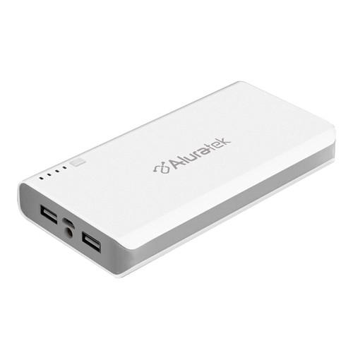 Aluratek 12000mAh USB Portable Battery Charger (White) APB14F