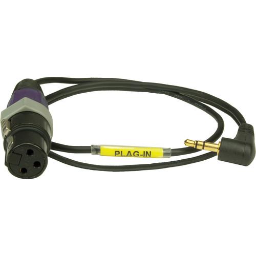 Ambient Recording Plag-IN, XLRF to 3.5 mm Adapter PLAG-IN/120