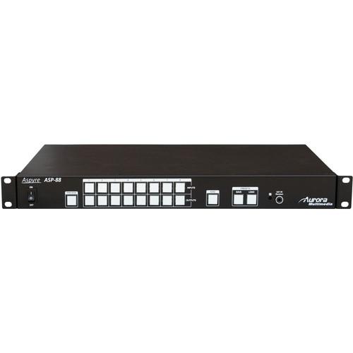 Aurora Multimedia ASP-88-4K 8 x 8 HDMI Matrix Switcher ASP-88-4K, Aurora, Multimedia, ASP-88-4K, 8, x, 8, HDMI, Matrix, Switcher, ASP-88-4K