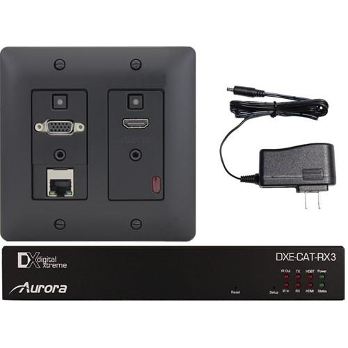 Aurora Multimedia DXW-2E-S3C Receiver and Black DXW-2E-S3C-B