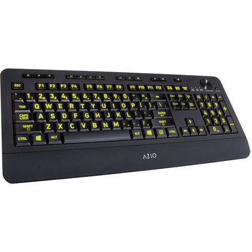 AZIO  KB506 Vision Backlit USB Keyboard KB506, AZIO, KB506, Vision, Backlit, USB, Keyboard, KB506, Video