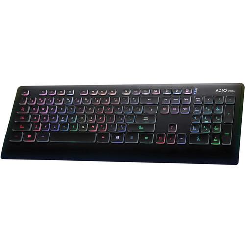 AZIO KB507 Prism USB Keyboard with 7 Backlights KB507