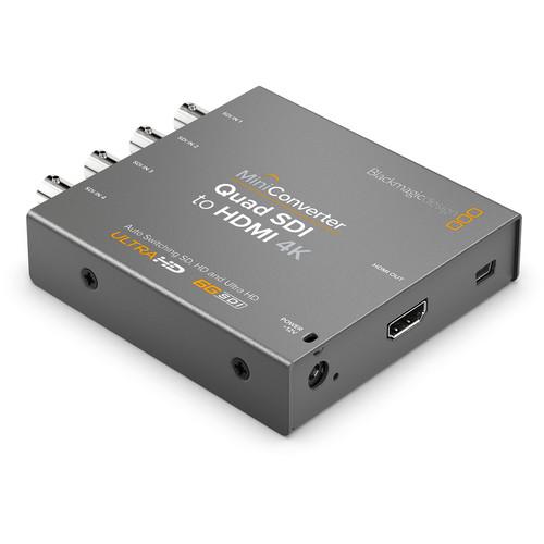 Blackmagic Design Mini Converter Quad SDI to HDMI CONVMBSQUH4K2, Blackmagic, Design, Mini, Converter, Quad, SDI, to, HDMI, CONVMBSQUH4K2
