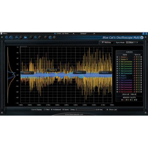 Blue Cat Audio Oscilloscope Multi Multiple Track 11-31235