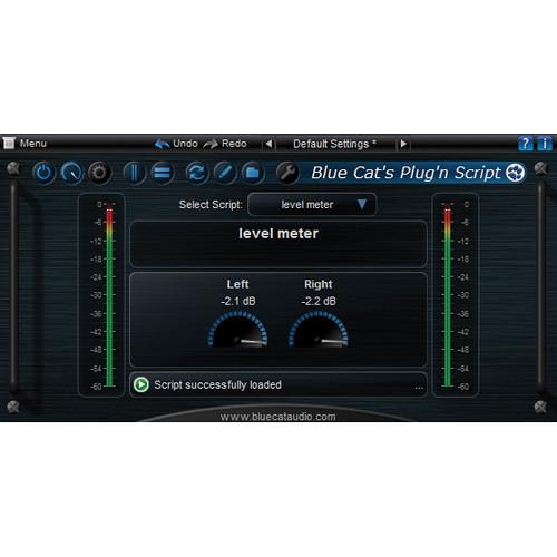 Blue Cat Audio Plug'n Script - Audio and MIDI Scripting 11-30208