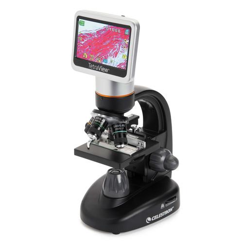 Celestron TETRAVIEW 5MP Digital Microscope with 180° 44347, Celestron, TETRAVIEW, 5MP, Digital, Microscope, with, 180°, 44347