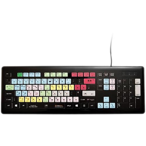 Editors Keys Dedicated Backlit PC Keyboard EK-KB-EDIUS-BLW-US