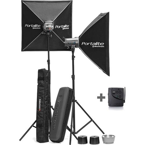 Elinchrom D-Lite RX 4 2-Light To Go Kit with Stands EL20842.2