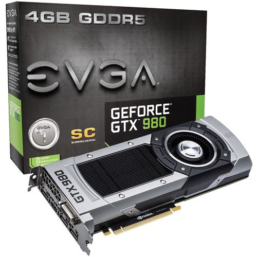 EVGA NVIDIA GeForce GTX 980 Superclocked Graphics 04G-P4-2982-KR, EVGA, NVIDIA, GeForce, GTX, 980, Superclocked, Graphics, 04G-P4-2982-KR