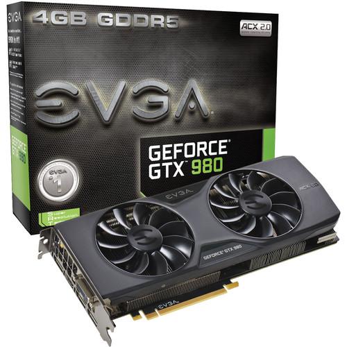 EVGA NVIDIA GeForce GTX 980 with ACX 2.0 Cooler 04G-P4-2981-KR