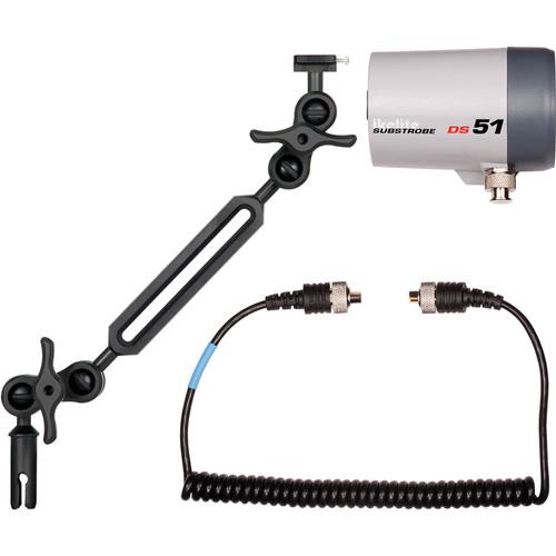 Ikelite DS51 Strobe, Sync Cord, and Ball Arm Mark II Kit 4044.31, Ikelite, DS51, Strobe, Sync, Cord, Ball, Arm, Mark, II, Kit, 4044.31