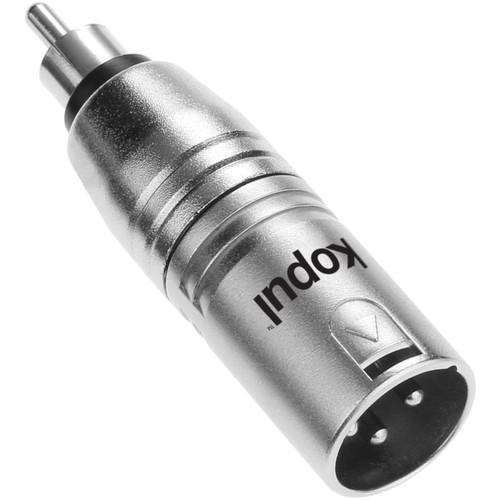 Kopul RCA Phono Male to 3-Pin XLR Male Barrel Adapter A-XMRM, Kopul, RCA, Phono, Male, to, 3-Pin, XLR, Male, Barrel, Adapter, A-XMRM,
