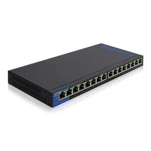 Linksys LGS116P 16-Port Unmanaged PoE Switch LGS116P, Linksys, LGS116P, 16-Port, Unmanaged, PoE, Switch, LGS116P,