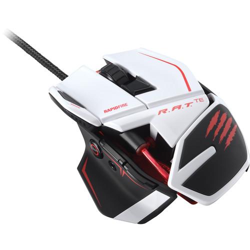 Mad Catz R.A.T. TE Gaming Mouse (White) MCB437040001/04/1, Mad, Catz, R.A.T., TE, Gaming, Mouse, White, MCB437040001/04/1,