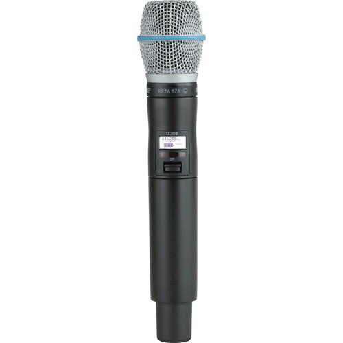 Shure ULXD2 Handheld Transmitter with Beta 87A ULXD2/B87A-H50, Shure, ULXD2, Handheld, Transmitter, with, Beta, 87A, ULXD2/B87A-H50