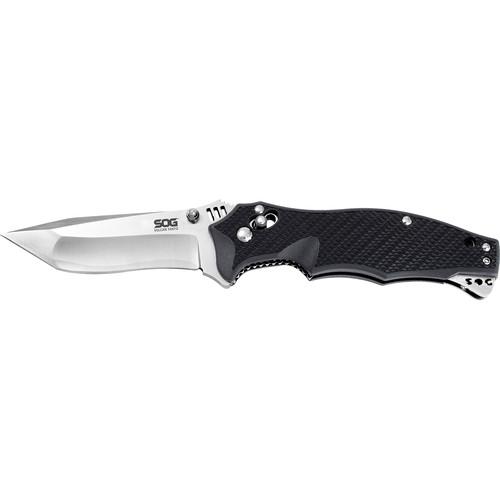 SOG Vulcan Folding Knife (Satin, Tanto, Straight Edge) VL-03