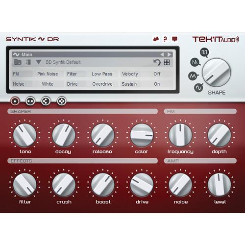 Tek'it Audio Syntik-DR - Electronic Drum Synthesizer 11-31251