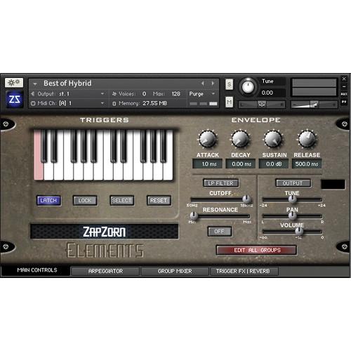 Zapzorn Elements - Multi-Layered Sound Design Tool 11-33102, Zapzorn, Elements, Multi-Layered, Sound, Design, Tool, 11-33102,