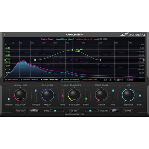 Zynaptiq UNCHIRP Codec Artifact Removal & Transient ZYN-UC1