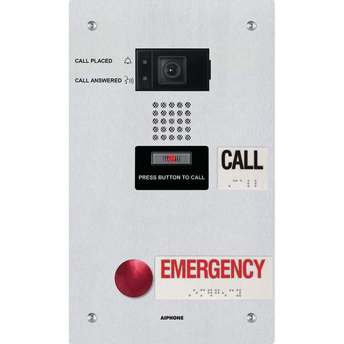 Aiphone IX-DF-2RA IPAddressable Dual-Call Button Video IX-DF-2RA