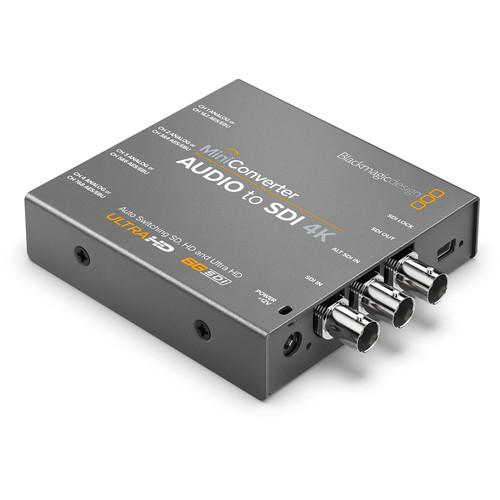 Blackmagic Design Mini Converter Audio to SDI 4K CONVMCAUDS4K, Blackmagic, Design, Mini, Converter, Audio, to, SDI, 4K, CONVMCAUDS4K