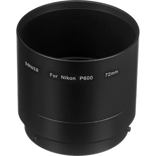 Bower 72mm Adapter Tube for Nikon COOLPIX P600 Digital ANP60072