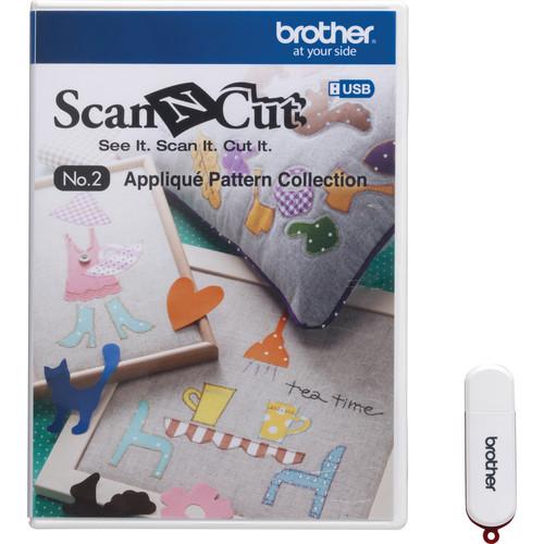 Brother USB No. 2 Applique Pattern Collection CAUSB2, Brother, USB, No., 2, Applique, Pattern, Collection, CAUSB2,
