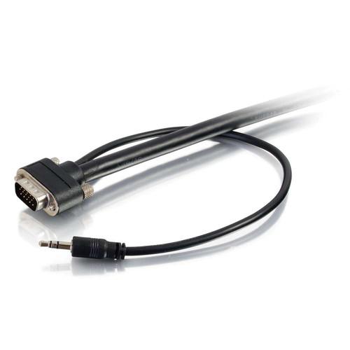 C2G Select 15-Pin VGA   3.5mm Mini Male to Male A/V Cable 50227