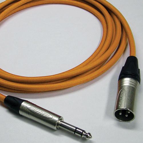 Canare Starquad XLRM-TRSM Cable (Orange, 6') CATMXM006ORN, Canare, Starquad, XLRM-TRSM, Cable, Orange, 6', CATMXM006ORN,