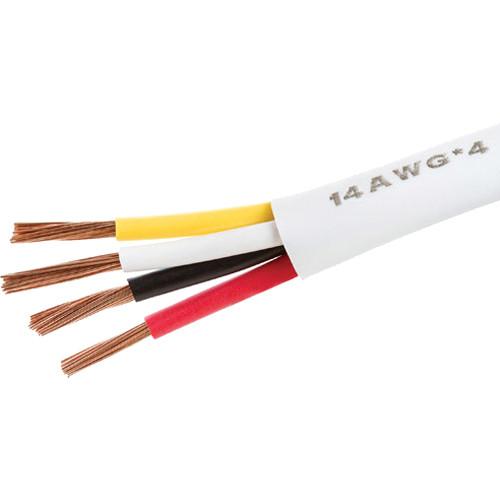 Cmple 14 AWG CL2 Rated 4-Conductor Loud Speaker Cable 612-N, Cmple, 14, AWG, CL2, Rated, 4-Conductor, Loud, Speaker, Cable, 612-N,