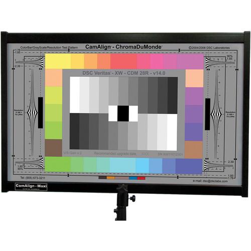 DSC Labs ChromaDuMonde 28-R Maxi CamAlign Chip Chart CDM28RM/CB