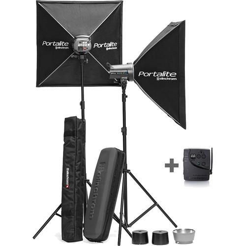 Elinchrom D-Lite RX 2 2-Light To Go Kit with Stands EL20841.2