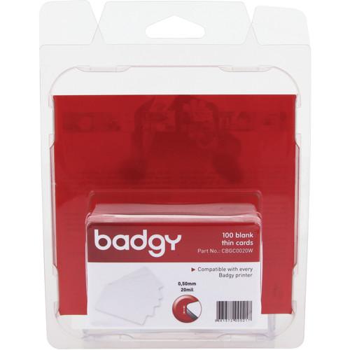 Evolis  CR-80 Thin PVC Cards (100-Pack) CBGC0020W