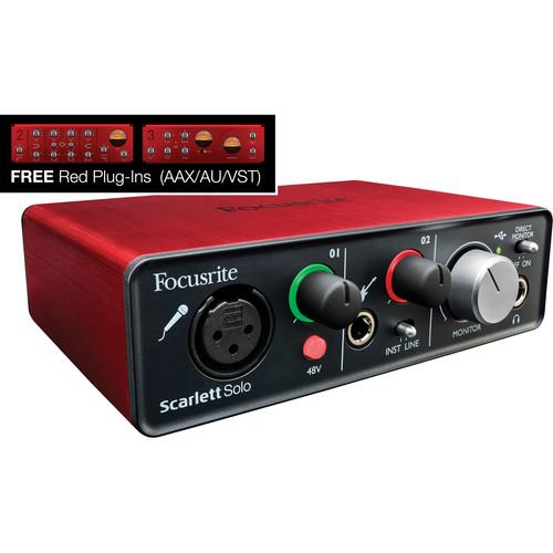 Focusrite Scarlett Solo - USB 2.0 Audio Interface SCARLETT-SOLO