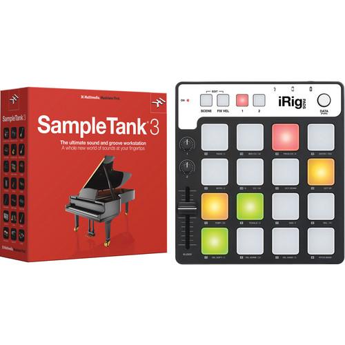 IK Multimedia SampleTank 3 and iRig Keys Pro CB-KPST3-HCD-IN