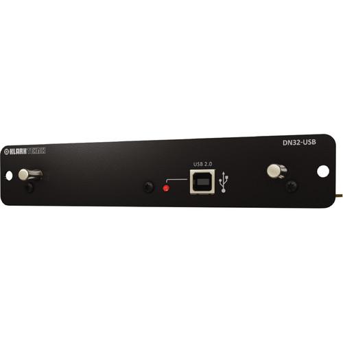 Klark Teknik DN32-USB USB 2.0 Audio Interface Expansion DN32-USB