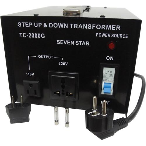 Sevenstar TC-2000 Step Up/Step Down Transformer (2,000W) TC2000, Sevenstar, TC-2000, Step, Up/Step, Down, Transformer, 2,000W, TC2000