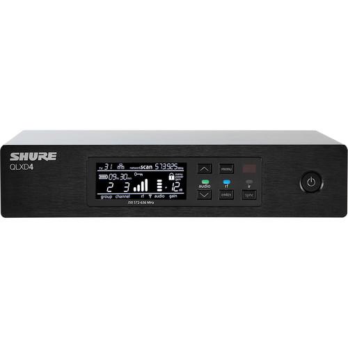 Shure  QLXD4 Digital Wireless Receiver QLXD4-L50, Shure, QLXD4, Digital, Wireless, Receiver, QLXD4-L50, Video