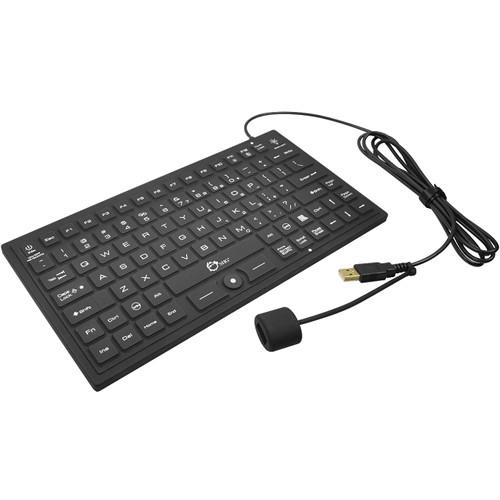 SIIG Industrial/Medical-Grade Backlit Keyboard JK-US0911-S1