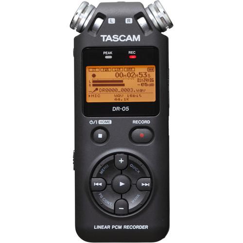 Tascam DR-05 Digital Audio Recorder Kit with Shotgun Microphone, Tascam, DR-05, Digital, Audio, Recorder, Kit, with, Shotgun, Microphone