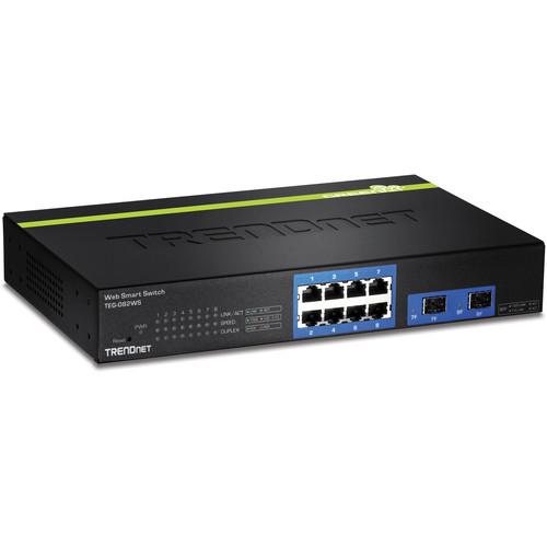 TRENDnet  8 Port Gig Web Smart Switch TEG-082WS