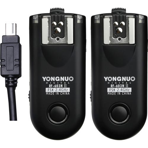 Yongnuo RF-603N II Wireless Flash Trigger Kit RF-603II N3, Yongnuo, RF-603N, II, Wireless, Flash, Trigger, Kit, RF-603II, N3,