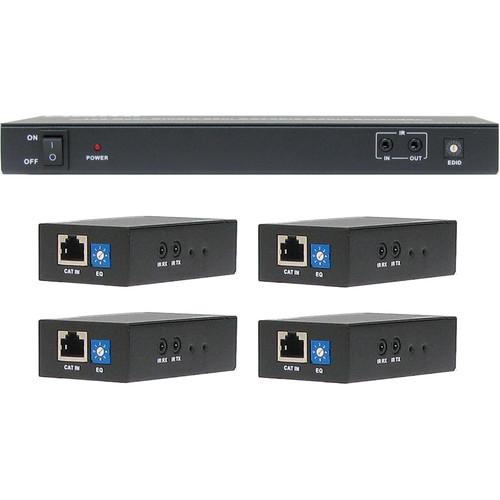 A-Neuvideo ANI-0104HBC 1 x 4 HDMI Splitter and ANI-0104HBC, A-Neuvideo, ANI-0104HBC, 1, x, 4, HDMI, Splitter, ANI-0104HBC,