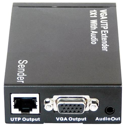 A-Neuvideo VGA Cat5 Extender 1x1 with Audio ANI-0101VC